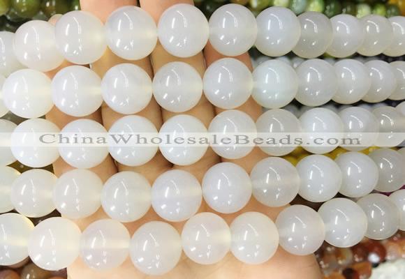 AGBS115 15 inches 14mm round agate gemstone beads wholesale