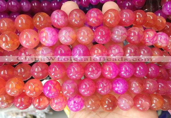 AGBS124 15 inches 14mm round agate gemstone beads wholesale