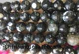 AGBS165 15 inches 16mm faceted round agate gemstone beads wholesale