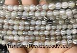 AGBS171 15 inches 6mm round tibetan dzi agate beads wholesale