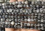 AGBS175 15 inches 6mm round tibetan dzi agate beads wholesale