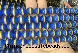 AGBS223 15 inches 10mm round tibetan dzi agate gemstone beads