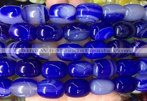 AGBS93 15 inches 13*18mm drum agate gemstone beads wholesale