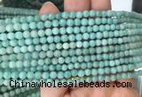 AMBS01 15 inches 4mm round amazonite beads wholesale