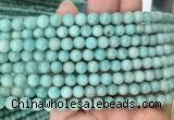 AMBS02 15 inches 6mm round amazonite beads wholesale