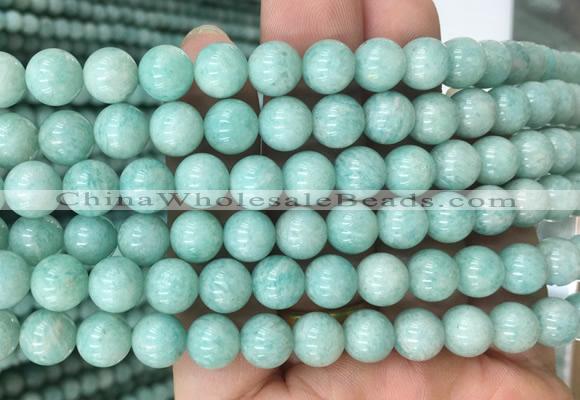 AMBS03 15 inches 8mm round amazonite beads wholesale