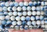 BIBS10 15 inches 10mm round blue ice glacierite stone beads wholesale