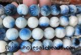 BIBS12 15 inches 14mm round blue ice glacierite stone beads wholesale