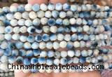 BIBS14 15 inches 6mm faceted nuggets blue ice glacierite stone beads wholesale