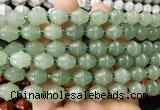 BLBS04 15 inches 10*11mm bell green aventurine jade beads wholesale