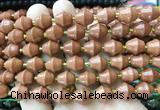 BLBS18 15 inches 10*11mm bell golden sandstone beads wholesale