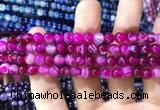 CAA1561 15.5 inches 6mm round banded agate beads wholesale