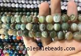 CAA1587 15.5 inches 10mm round banded agate beads wholesale