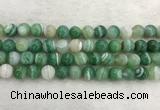 CAA2004 15.5 inches 12mm round banded agate gemstone beads