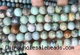 CAA4971 15.5 inches 10mm round agate gemstone beads wholesale