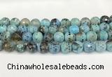 CAA5422 15.5 inches 14mm faceted round agate gemstone beads