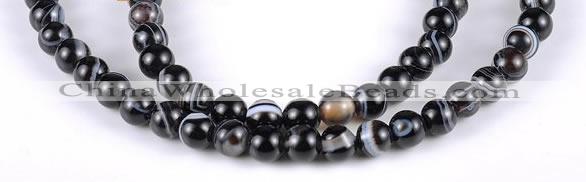 CAG146 5mm round madagascar agate gemstone beads Wholesale