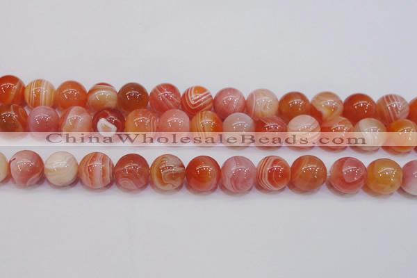 CAG6344 15 inches 12mm round red botswana agate beads wholesale