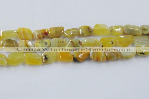 CAG8503 15.5 inches 15*20mm - 18*25mm freeform dragon veins agate beads