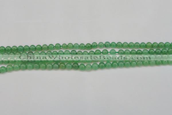 CAJ611 15.5 inches 6mm round AA grade green aventurine beads