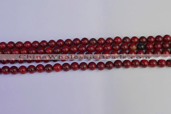 CAJ751 15.5 inches 6mm round apple jasper beads wholesale