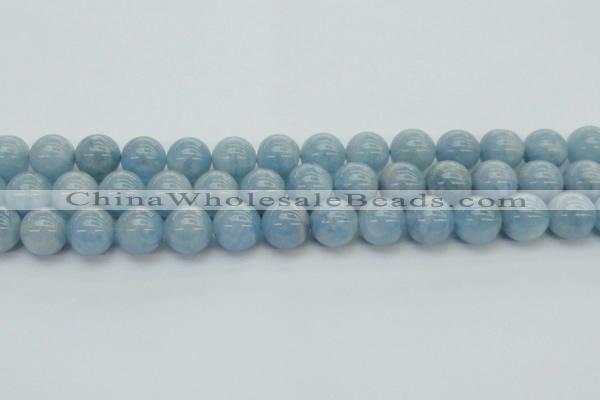 CAQ521 15.5 inches 10mm round AA grade natural aquamarine beads