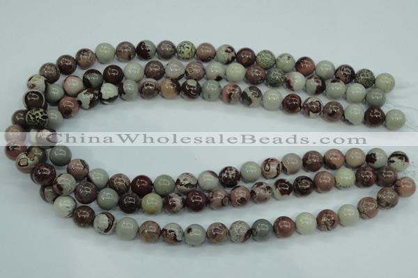 CAR04 15.5 inches 10mm round artistic jasper beads wholesale