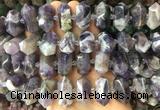 CBBS31 15 inches 12*25mm - 14*28mm hexahedral prism dogtooth amethyst beads