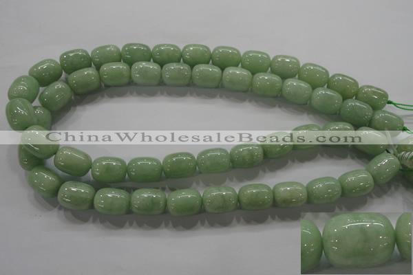 CBJ338 15.5 inches 12*16mm drum AA grade natural jade beads