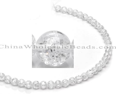 CCC12 grade A 6mm round white crystal beads Wholesale