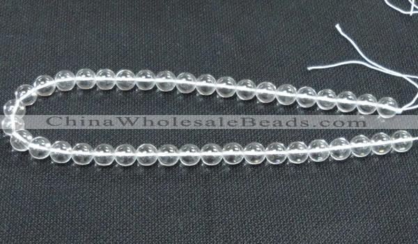 CCC259 15.5 inches 10mm round grade A natural white crystal beads