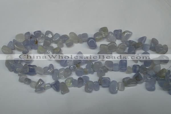 CCH322 15.5 inches 10*15mm blue chalcedony chips beads wholesale