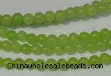 CCN11 15.5 inches 4mm round candy jade beads wholesale