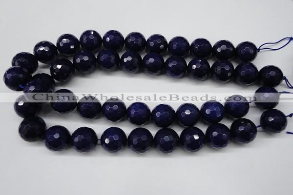 CCN1218 15.5 inches 18mm faceted round candy jade beads wholesale