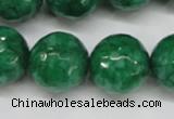 CCN1228 15.5 inches 18mm faceted round candy jade beads wholesale