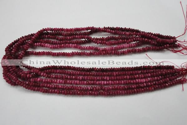 CCN1350 15.5 inches 2*4mm faceted rondelle candy jade beads