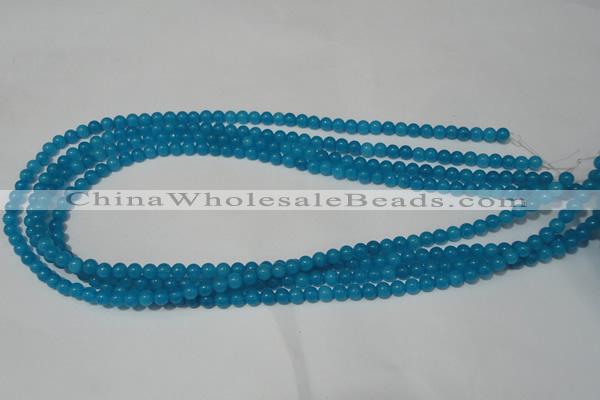 CCN17 15.5 inches 4mm round candy jade beads wholesale