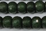 CCN172 15.5 inches 12*16mm faceted rondelle candy jade beads