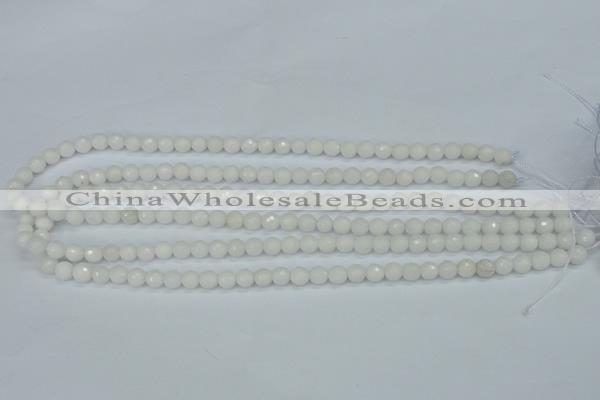 CCN1800 15 inches 4mm faceted round candy jade beads wholesale