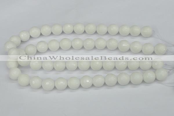 CCN1805 15 inches 14mm faceted round candy jade beads wholesale