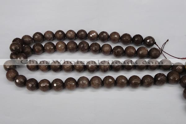 CCN1935 15 inches 14mm faceted round candy jade beads wholesale