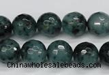 CCN1944 15 inches 12mm faceted round candy jade beads wholesale