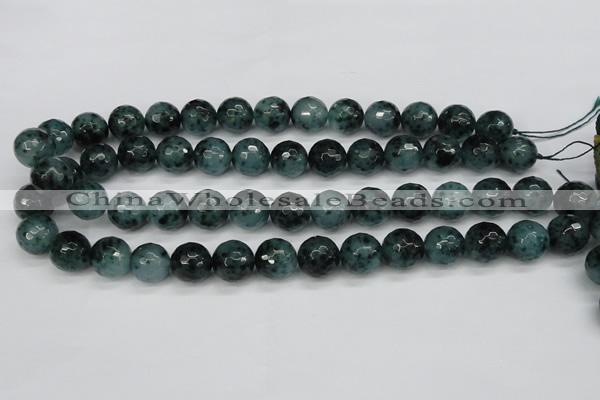 CCN1945 15 inches 14mm faceted round candy jade beads wholesale