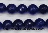 CCN1965 15 inches 14mm faceted round candy jade beads wholesale