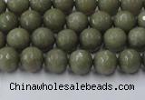 CCN2022 15 inches 4mm faceted round candy jade beads wholesale