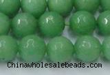 CCN2034 15 inches 14mm faceted round candy jade beads wholesale