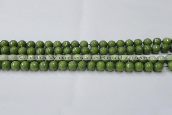 CCN2038 15 inches 8mm faceted round candy jade beads wholesale