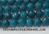 CCN2043 15 inches 4mm faceted round candy jade beads wholesale