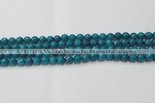 CCN2045 15 inches 8mm faceted round candy jade beads wholesale