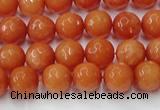 CCN2051 15 inches 6mm faceted round candy jade beads wholesale